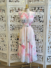 Boat Neck Floral Maxi Pastel Dress-Stretchy, Estira