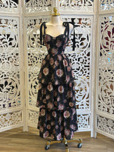 Ribbon Strap Blush Floral Dress -Stretchy,Estira
