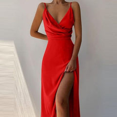 Phoebe | Elegant Satin Dress