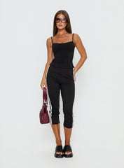 Elanah Structured Cami Top Black