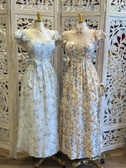 Floral Maxi Dress -Stretchy, Estira