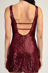 Jennifer Sequin dress