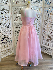 Pink Corset Tulle Dress- No Estira, Not Stretchy