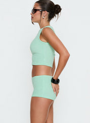 Henree Terry Co-ord Mint Green
