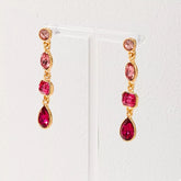 18K Gold-Plated Drop Earrings