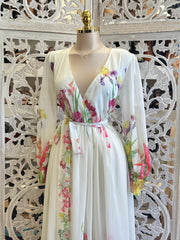 Spring Floral Maxi Dress-Stretchy, Estira