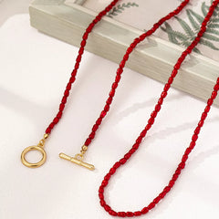 2 Piece Bohemian Beaded Necklace