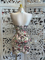 Floral Garden Mini Dress- Stretchy, Estira