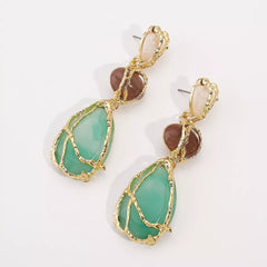 18K Gold-Plated Teardrop Earrings