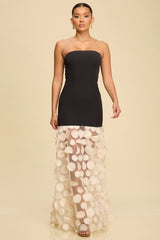 Daniella Strapless gown