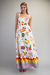 The Bianca Tropical Maxi Dress