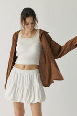 Bella Cloud Bubble Mini Skirt