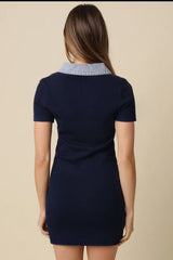 Penelope Denim Contrast dress
