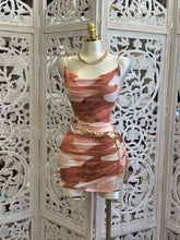 Shimmer Lined Tie Dye Dress- Estira, Stretchy