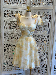 Brushed Sunshine Mini Dress -Slightly Stretchy, Estira Poco