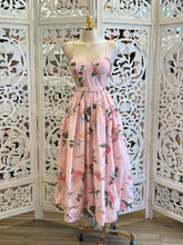 Pink Floral Midi Dress-Stretchy, Estira