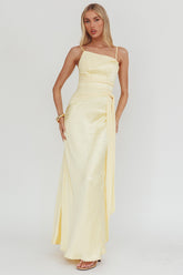 Wysandra Knot Detail Maxi Dress Butter