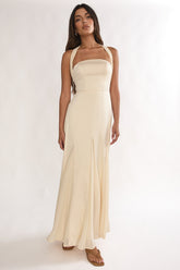 Loro Godet Hem Maxi Dress Butter