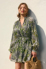MEREDITH TROPICAL MINI DRESS