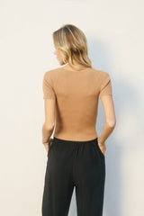 CECE SQUARE NECK TOP