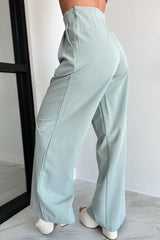 Living With Purpose Wide Leg Pants (Sage)