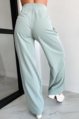 Living With Purpose Wide Leg Pants (Sage)