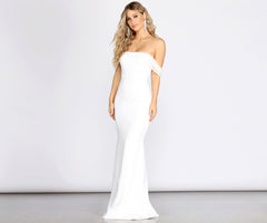 Kalel Off The Shoulder Mermaid Dress