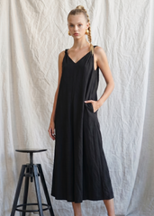 DIANA SLEEVELESS MIDI DRESS