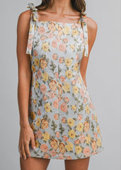 YSABELLE JACQUARD MINI DRESS