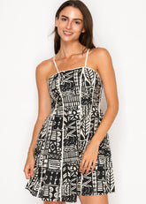 ALICIA PRINT MINI DRESS