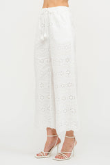 MANDY BIARRITZ EMBROIDERED PANTS