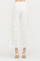 MANDY BIARRITZ EMBROIDERED PANTS