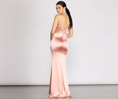 Nahla Formal Satin Mermaid Dress