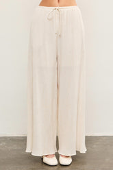 MONICA WIDE-LEG PANTS