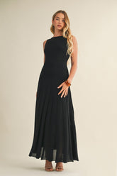 KIMBERLY SLEEVELESS MIDI DRESS