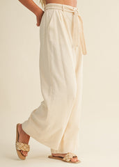 GRACIE PLEATED PALAZZO PANTS