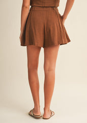 IRIS RELAXED PLEATED SHORTS
