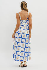 LOST IN LUNAR Katie Maxi Dress Shell Print