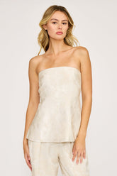 BARBARA STRAPLESS LONG VEST