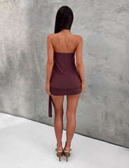 RAVENNA DRESS - MILK CHOCOLATE