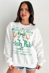 Paddy's Irish Pub Graphic Sweatshirt (White)