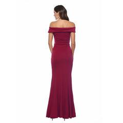Everylynn Formal Wrap Mermaid Dress