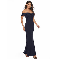 Everylynn Formal Wrap Mermaid Dress