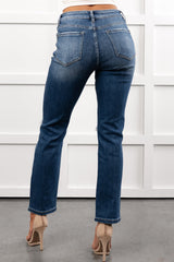 Santos Distressed Mica Denim Crop Jeans (Ethelmary)
