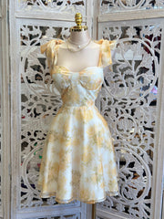 Brushed Sunshine Mini Dress -Slightly Stretchy, Estira Poco