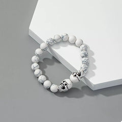 Halloween Skull Beaded Bracelet
