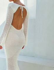 MACAULEY DRESS - WHITE : CREAM