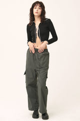 Milla Open Front Crop Top