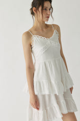 Nina Airy Tiered Mini Dress