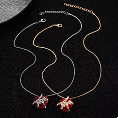 Heart-Shaped MOM Pendant Necklace
